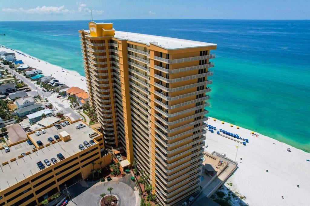 Treasure Island 707 - Gulf Front, Sunset Views, Heated Resort Pool & Hot Tub! Panama City Beach Zewnętrze zdjęcie